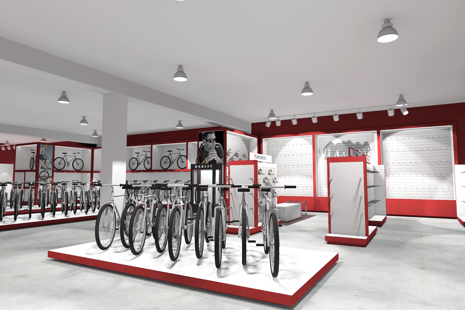 Interiores Comerciales TIENDA DE BICICLETAS MAMMOTH EN ALCALA DE HENARES MADRID