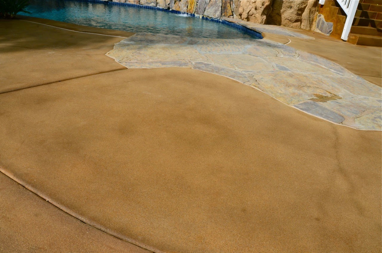 Life Deck Coating Installations Acid Stain Pool Deck in La Mesa