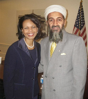 Newly Released Photo of Condoleezza Rice and Osama Bin Laden   6 comments