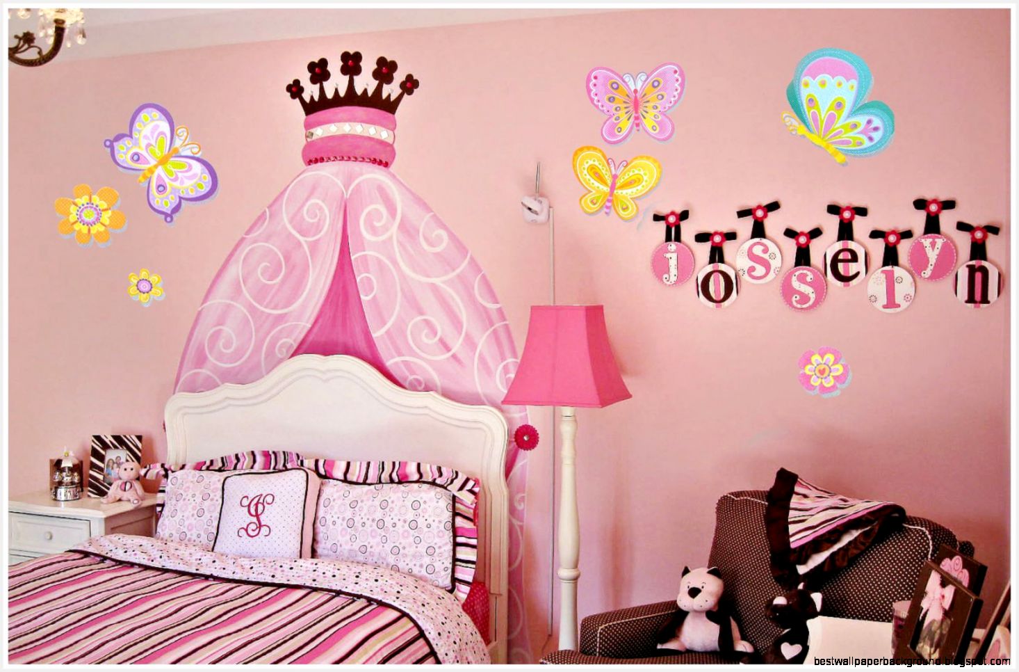 Girl Bedroom Wall Art