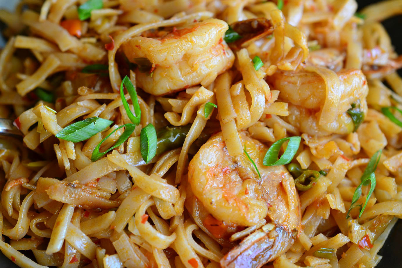 Greedy Girl Chili garlic Shrimp noodles