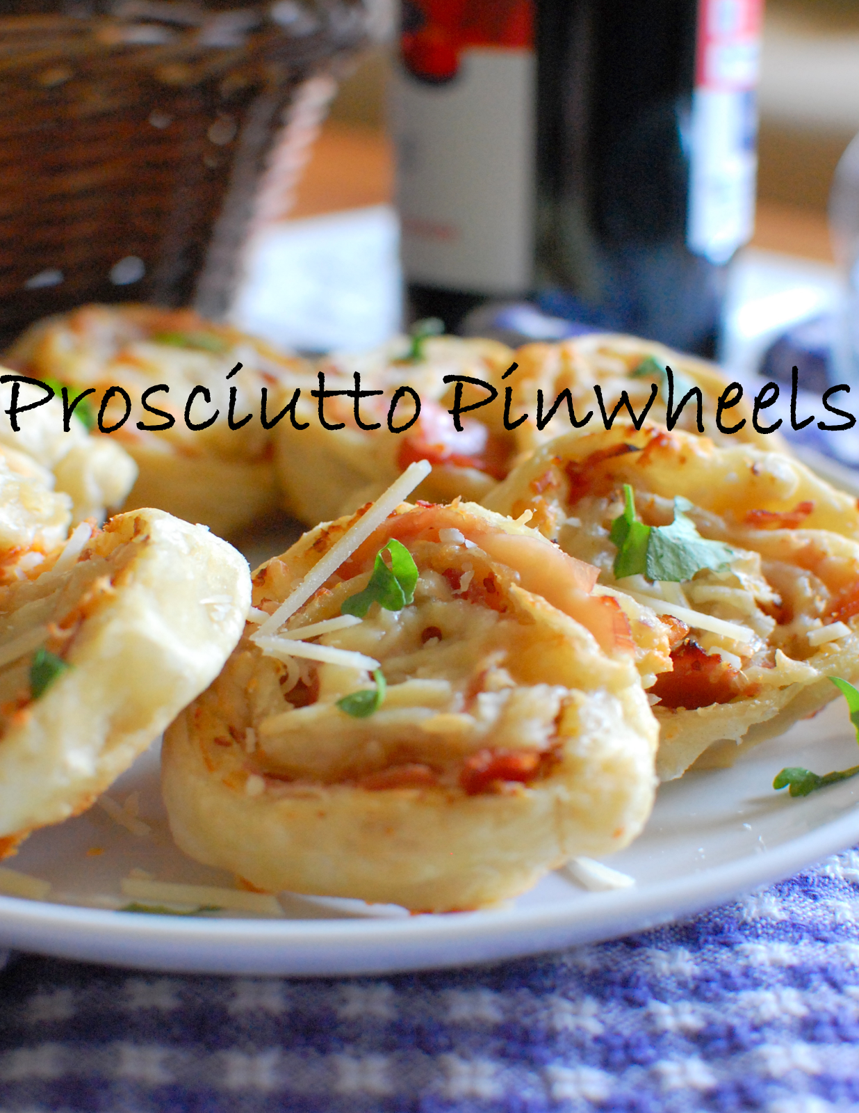 A Sprinkle of This and That Picnic Menu Prosciutto Pinwheels