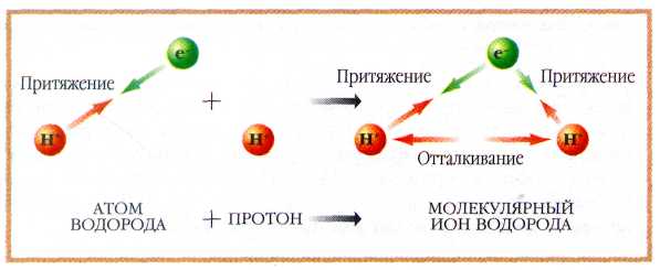 Притяжение ионов. Притяжение и отталкивание атомов. Эффективный заряд атома.