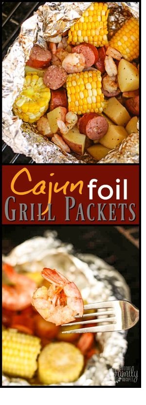 Cajun Shrimp Foil Packets