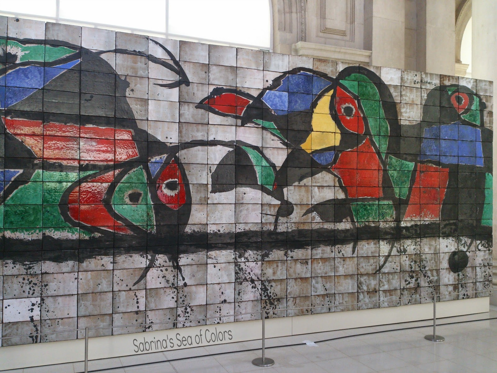 Joan Miró. Mural en MNAC