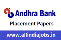 Andhra Bank Placement Papers