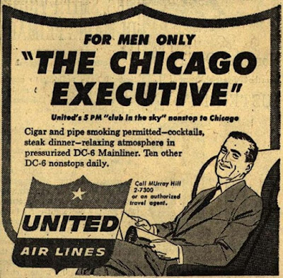 United Air Lines -- For Men Only "The Chicago Executive"