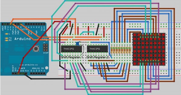 21 - LED Dot Matrix Display - Basic Animation - Belajar Arduino