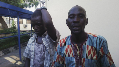 1a Photos: Suspected robbers arrested while stuffing N1.5m robbery proceed into their private parts