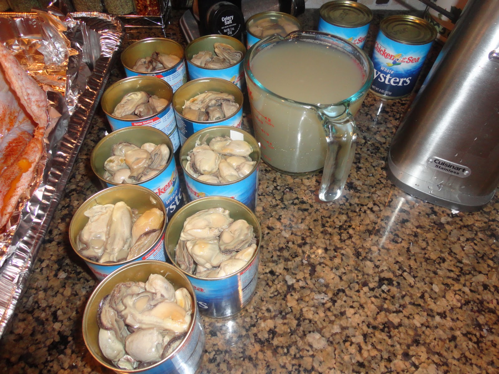 Never trust a skinny cook.... Scalloped oysters