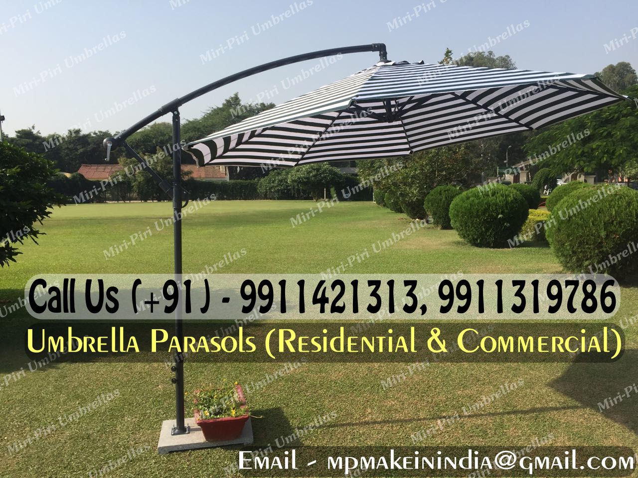 Side Mount Outdoor Umbrella, Cafeteria Umbrellas, Cantilever Umbrella, Canvas Umbrellas Manufacture