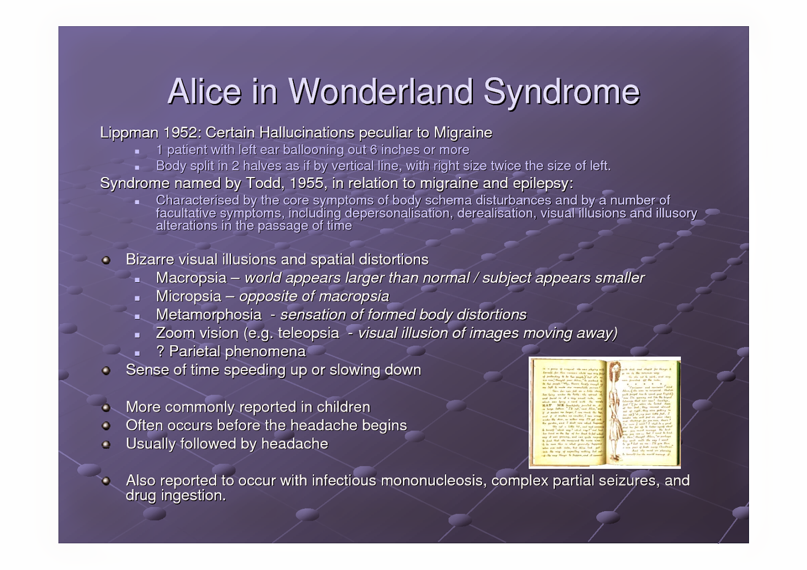 Fieggentrio Het Alice in Wonderlandsyndroom. Fieggentrio Het Alice in Wonderlandsyndroom.