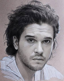 02-Kit-Harington-Justin-Maas-Pastel-Charcoal-and-Graphite-Celebrity-Portraits-www-designstack-co