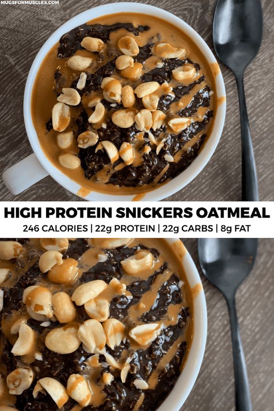 High Protein Snickers Oatmeal Popular Recipes