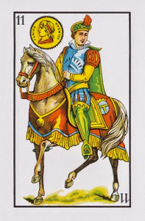 caballo de oros baraja española