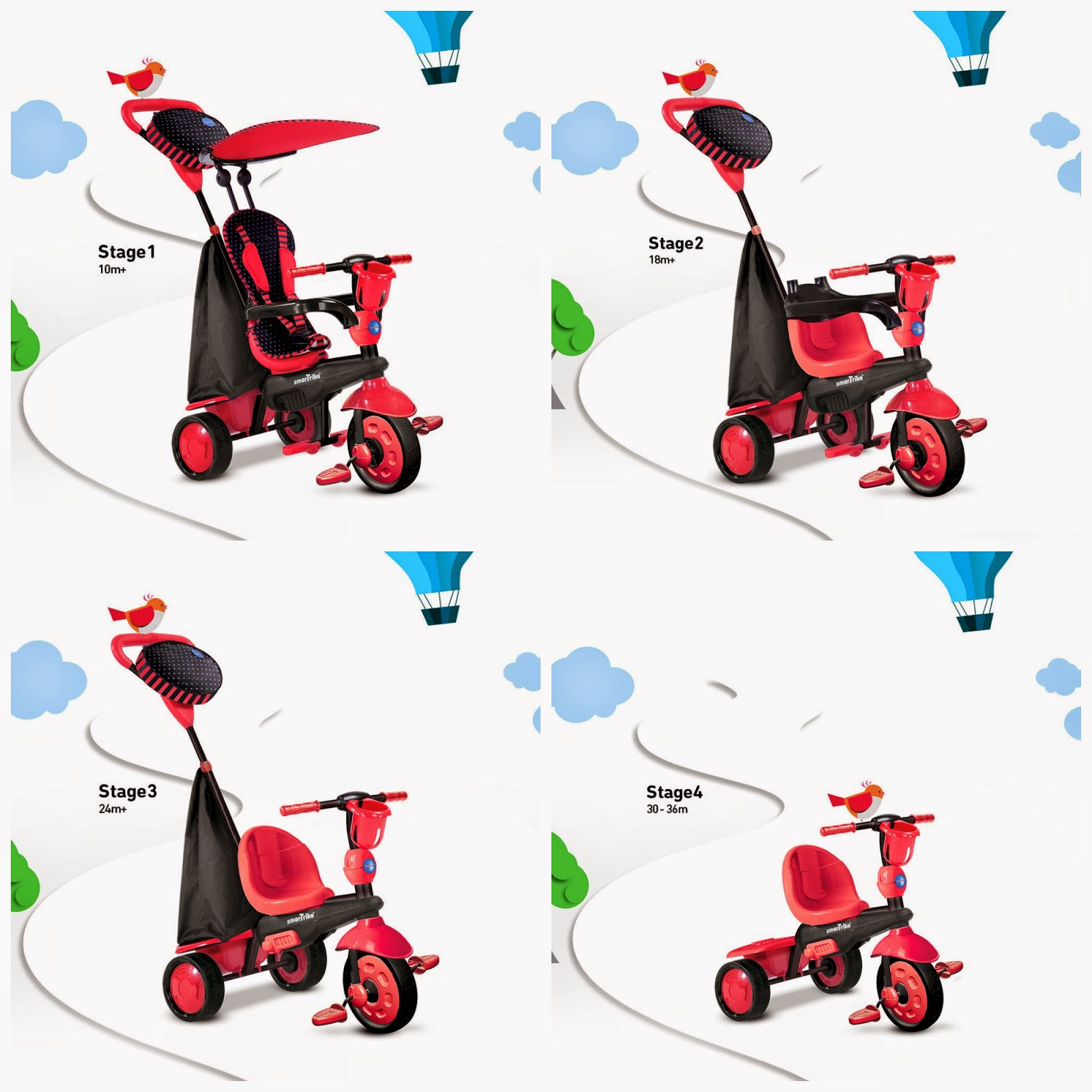 Mommy's Favorite Things smarTrike Tricycle for ages 13