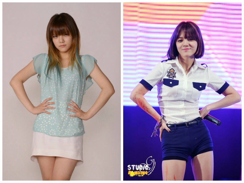 While jimin's aoa plastic surgery on her eyes was a success, we think ...