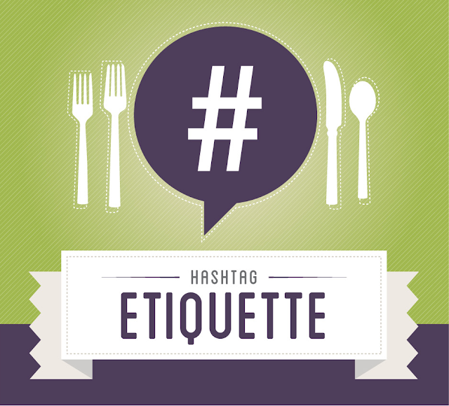 image: cial etiquette for using hashtag 