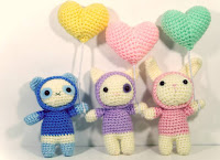 PATRON GRATIS CONEJO Y OSO AMIGURUMI 1220