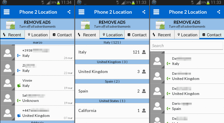 Phone 2 Location app Android
