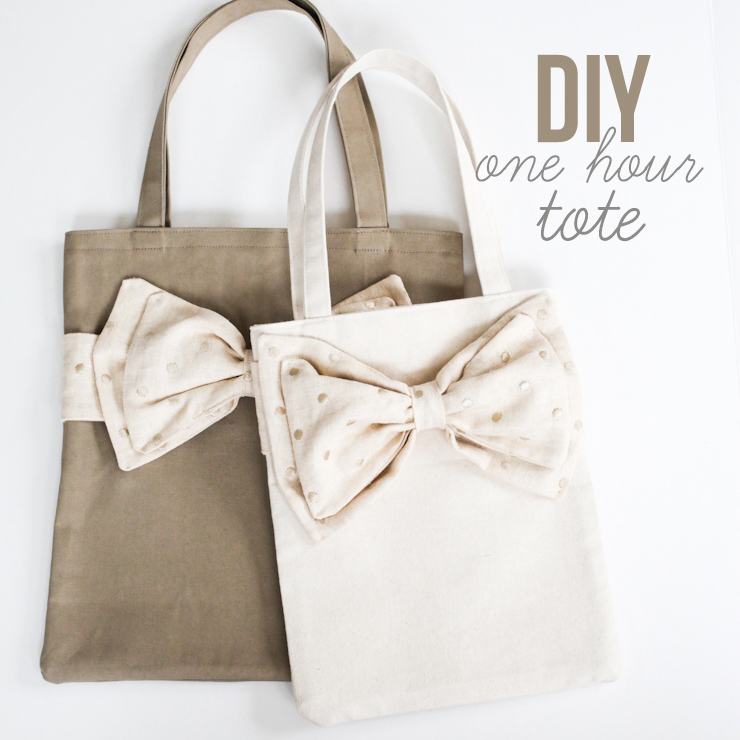 Bow tote bag Clearance