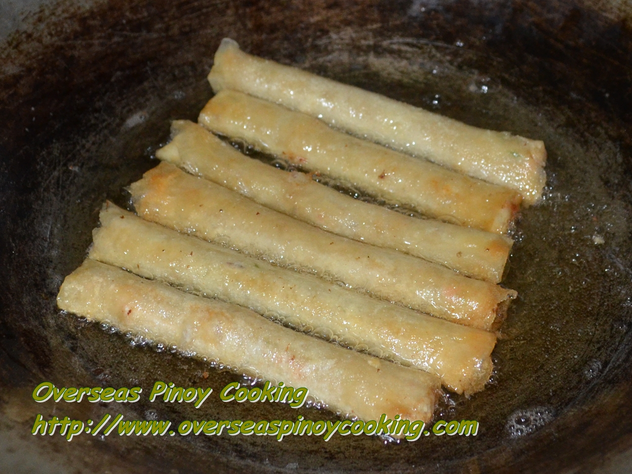 Fried Pork Lumpia Roll with Bacon