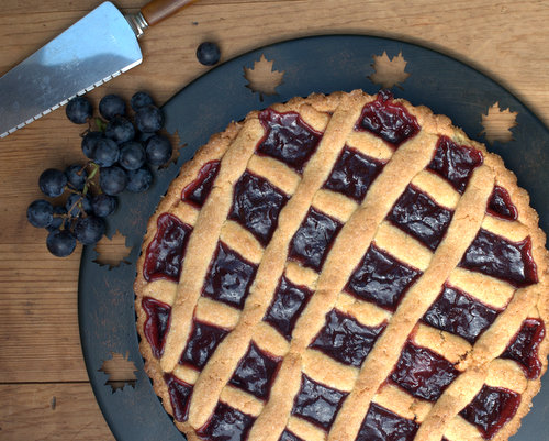 Easy-Easy Jam Tart ♥ KitchenParade.com, food processor crust + jam = an amazing tart in 15 minutes!