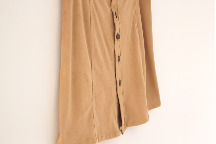 DIY Falda Ante Abotonada (patrones gratis y tutorial paso a paso)