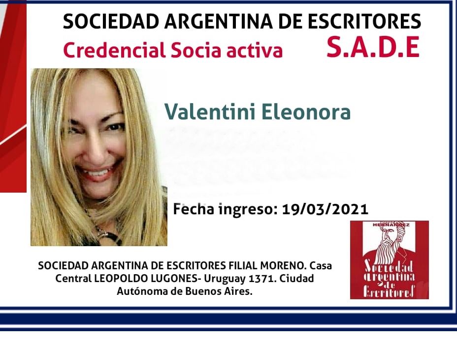 Miembro de la Sociedad Argentina de Escritores