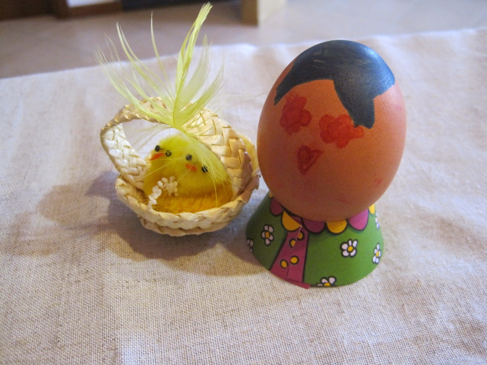 Gusci d'uova decorati per Pasqua
