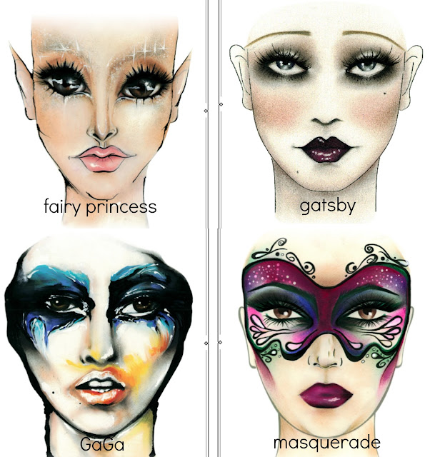 MAKE UP FOR EVER Halloween Face Charts | Beauty Parler