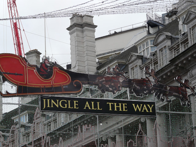Londres Regent Street à Noël