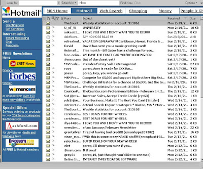 how do i know if my hotmail inbox is full