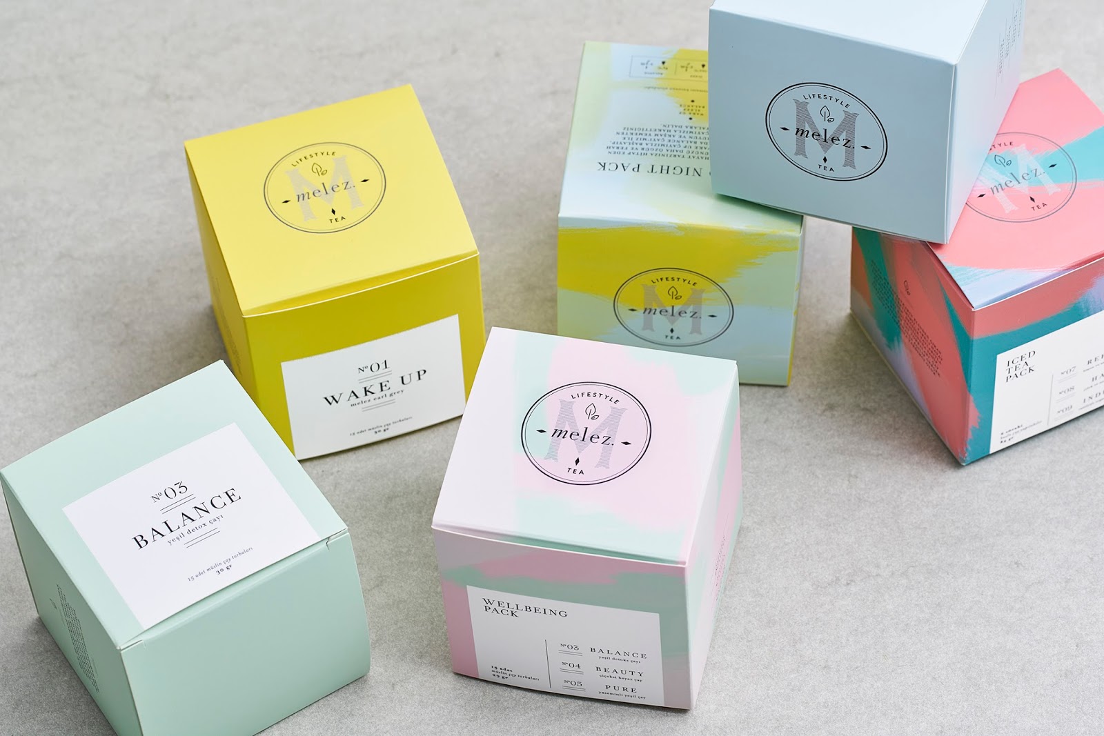 Melez Tea Gift Packs on Packaging of the World Creative Package