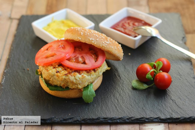 Cómo hacer hamburguesas de pollo al curry