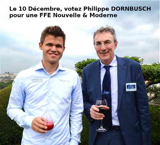 Magnus Carlen et Philippe Dornbusch - Photo © Chess & Strategy Magnus Carlen et Philippe Dornbusch - Photo © Chess & Strategy