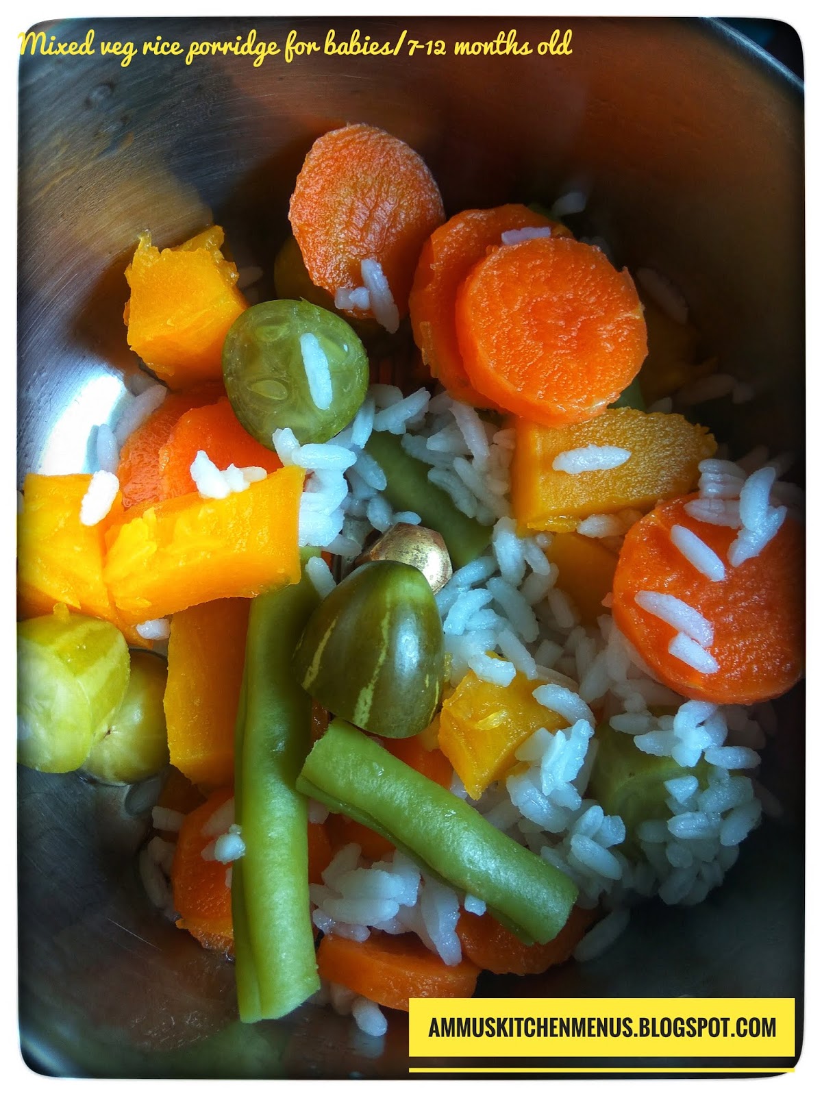 rice for 7 month old baby