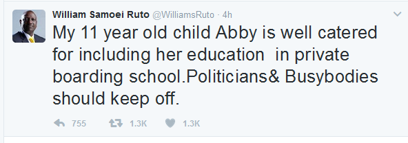 Image result for william ruto abby
