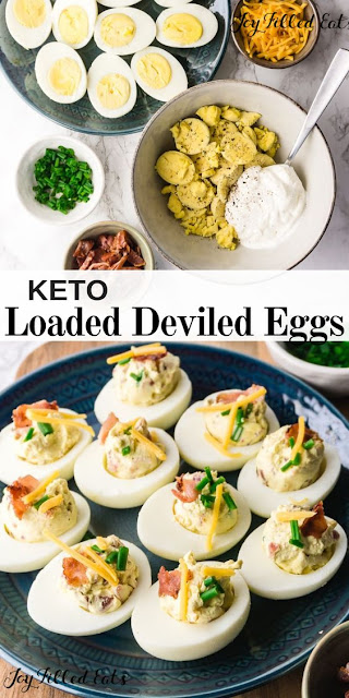 Keto Loaded Deviled Eggs