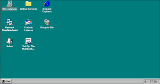 Ambiente de trabalho Windows 95
