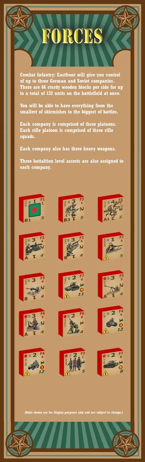 Tabletop Fix Columbia Games Combat Infantry EastFront Kickstarter