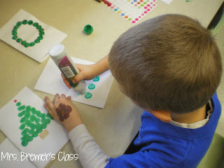 No prep, simple Christmas card making for children