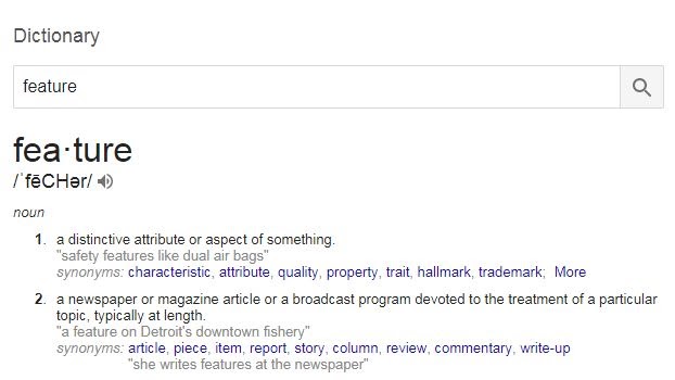 Pengertian Feature Komunikasi Praktis