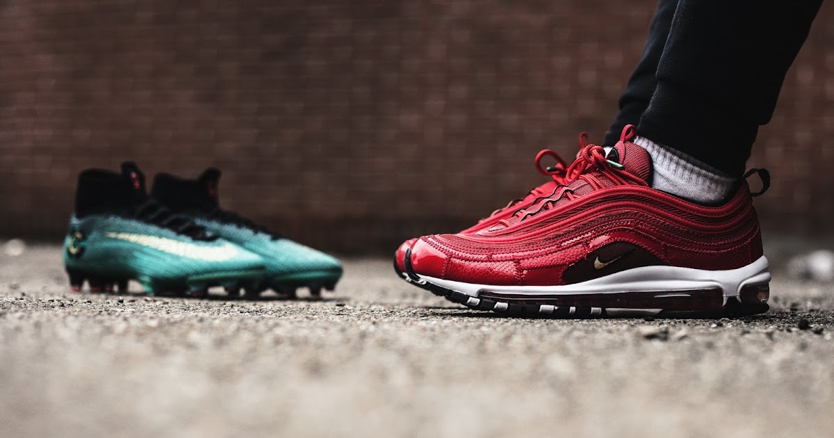 Red Nike Air Max 97 Cristiano Ronaldo 'Portugal Edition' Sneakers Released  - Footy Headlines