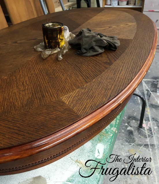 Summer Blueberries An Oval Pedestal Coffee Table Makeover Interior