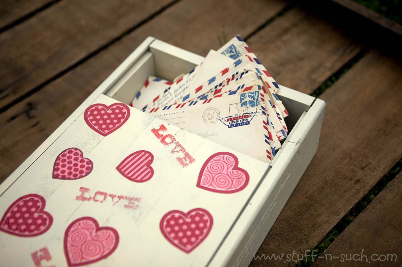StuffnSuch By Lisa Valentine Love Letter Keepsake Box