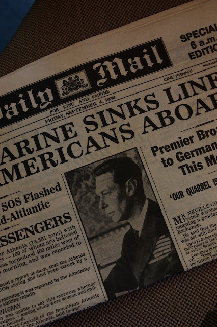 daily mail outbreak of second world war