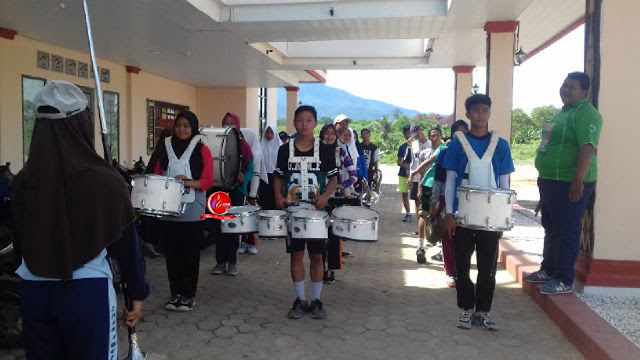 Drumband SMN 1 Pesawaran Wakili Lampung Ikut Kejurnas