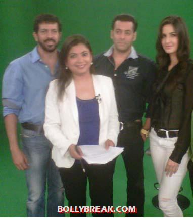 Salman Khan ,Katrina Kaif Ek tha tiger promotion - (3) -  Salman Khan ,Katrina Kaif at various Ek Tha Tiger promotions