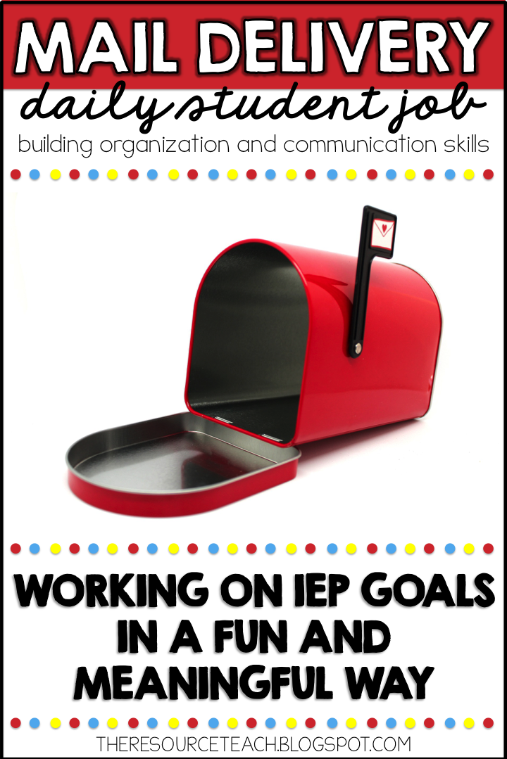 The Resource Teacher Student Mail Delivery Job